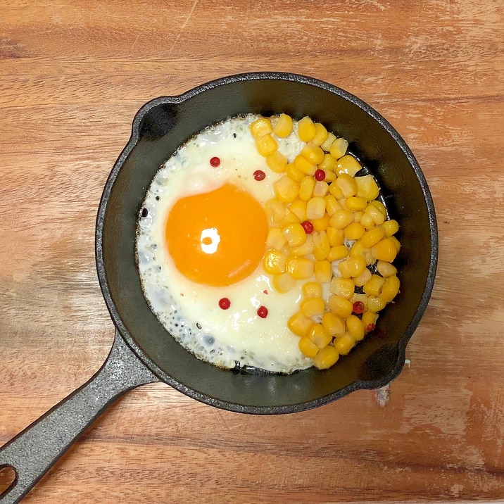 かわいい 目玉焼きとコーンソテー レシピ 作り方 By まかろん 楽天レシピ かわいい 目玉焼きとコーンソテー レシピ 作り方 By まかろん 楽天レシピ